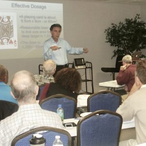 Having fun learning laser therapy